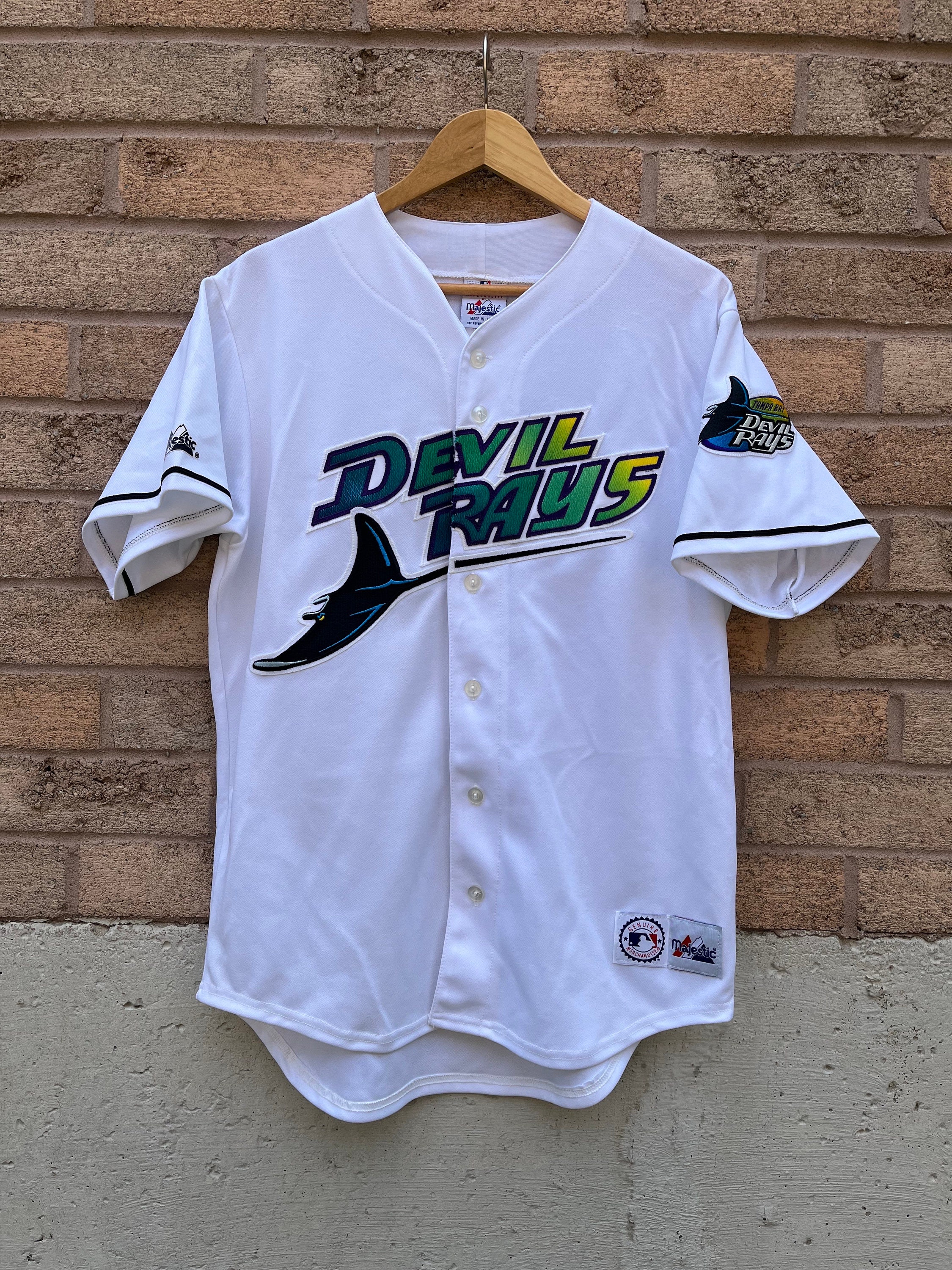 応援グッズ Tampa Bay Devil Rays Jersey Aubrey Huff NIKE MLB TAMPA BAY DEVIL RAYS AUBREY HUFF #19 AMERICAN