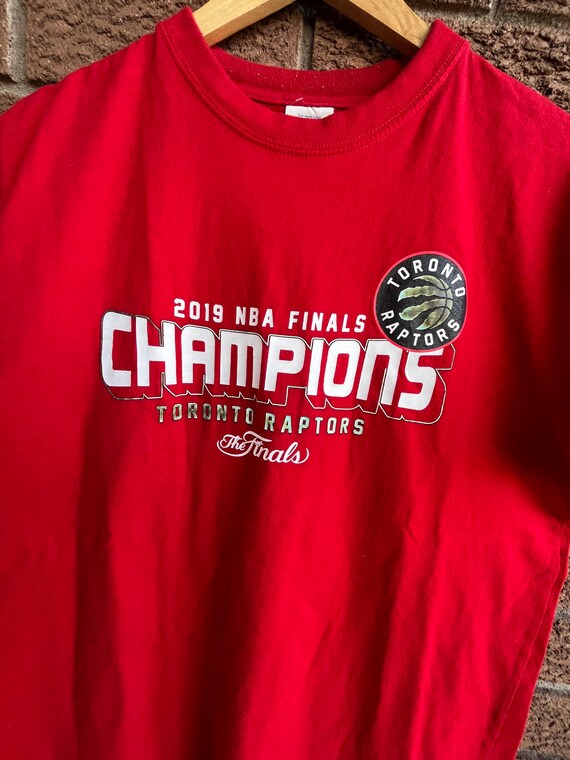 Nba raptors sales champion shirt