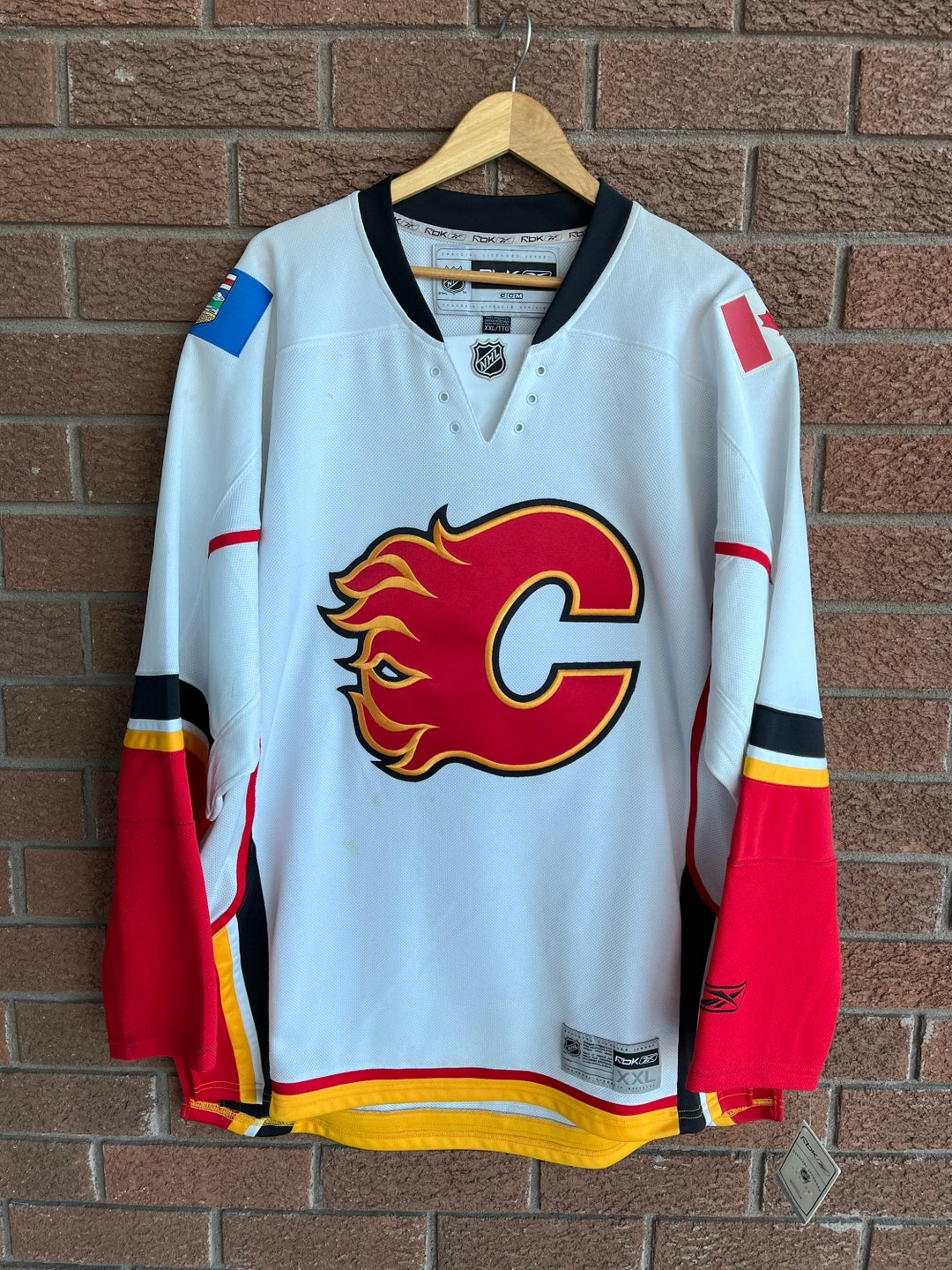 Vintage Calgary Flames Jersey Alternate Blasty Horse NHL Grail -   Australia