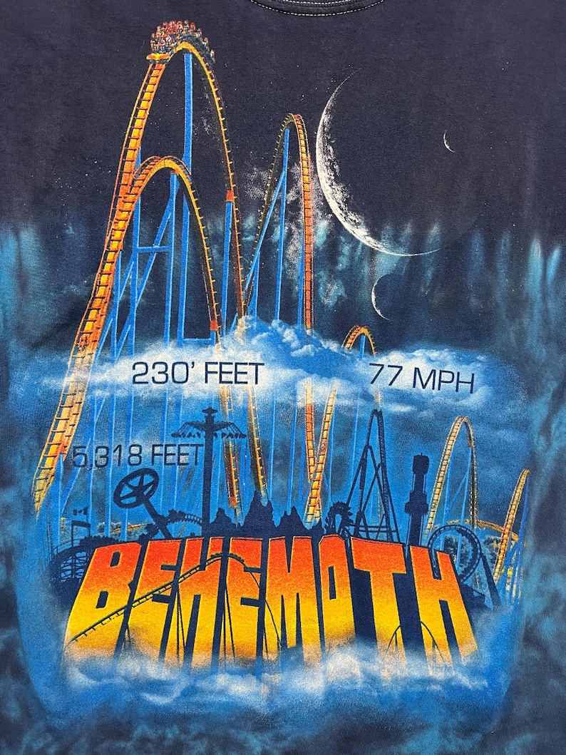 Vintage Bhemoth Canada’s Wonderland Amusement Park T-shirt - Etsy
