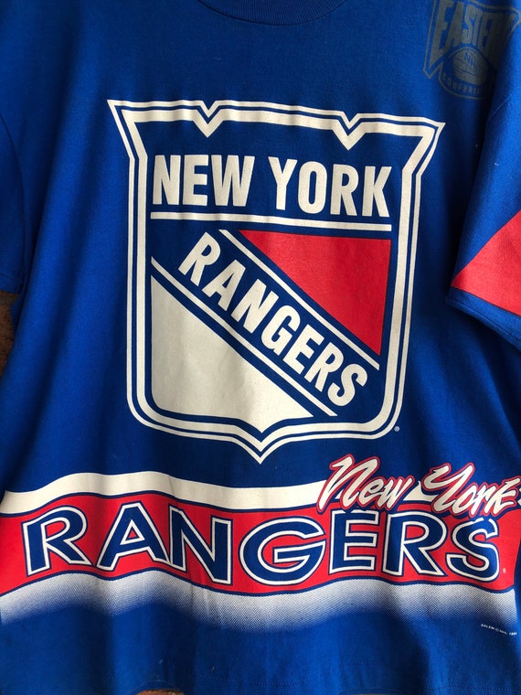 Ny rangers t on sale shirts vintage
