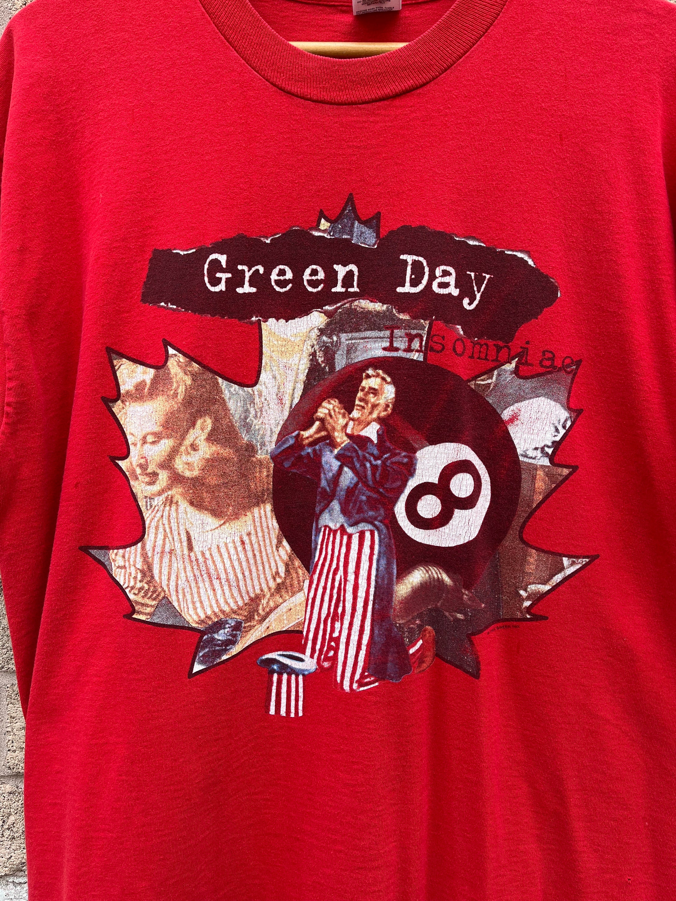 Vintage Green Day Insomniac Canada Tour T-shirt - Etsy Canada