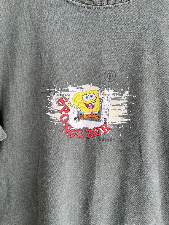Vintage Sponge Bob Square Pants Mr Crabs T-shirt - image 2