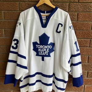 Kids Size 6X Toronto Maple Leafs Nike Hockey Jersey Blue and White