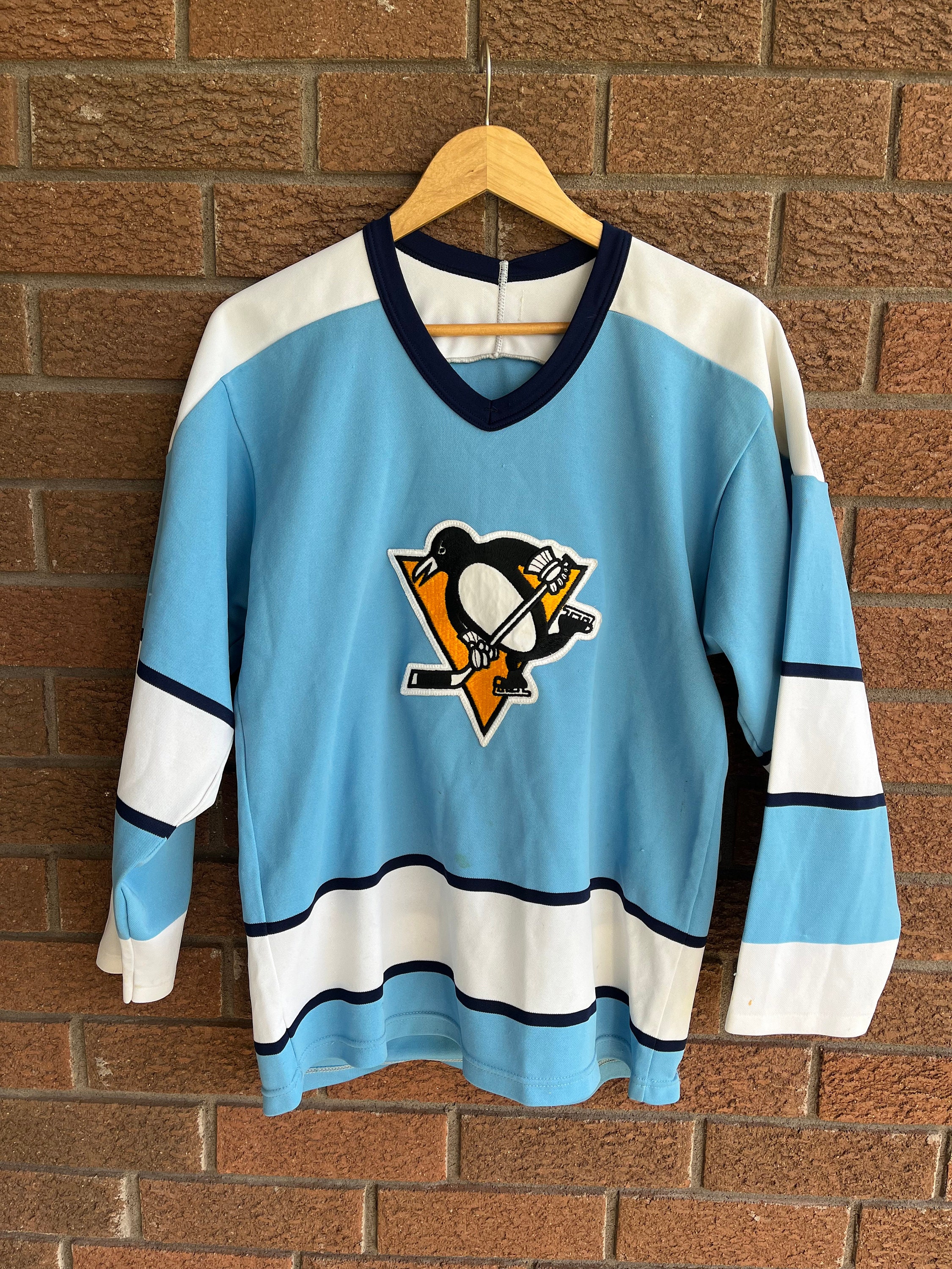 Youth Pittsburgh Penguins Mario Lemieux Reebok Authentic Third Vintage  Jersey - Navy Blue