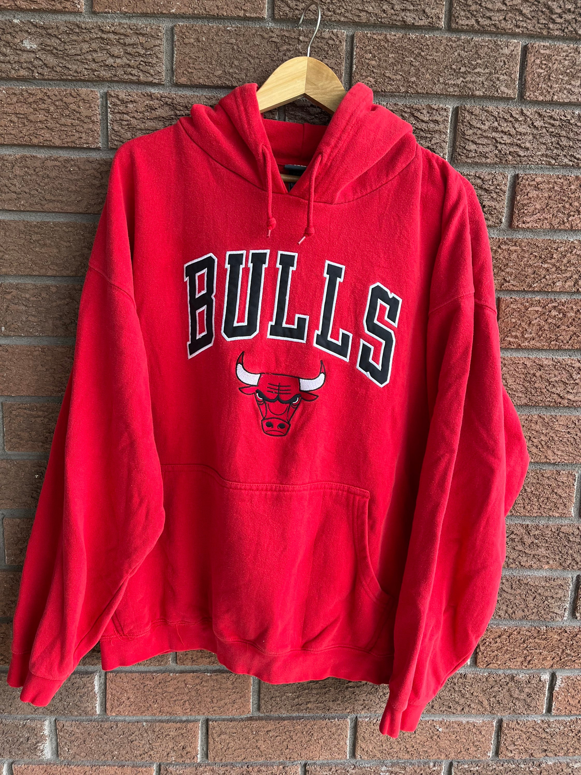 Vintage Chicago Bulls NBA Hoodie Etsy