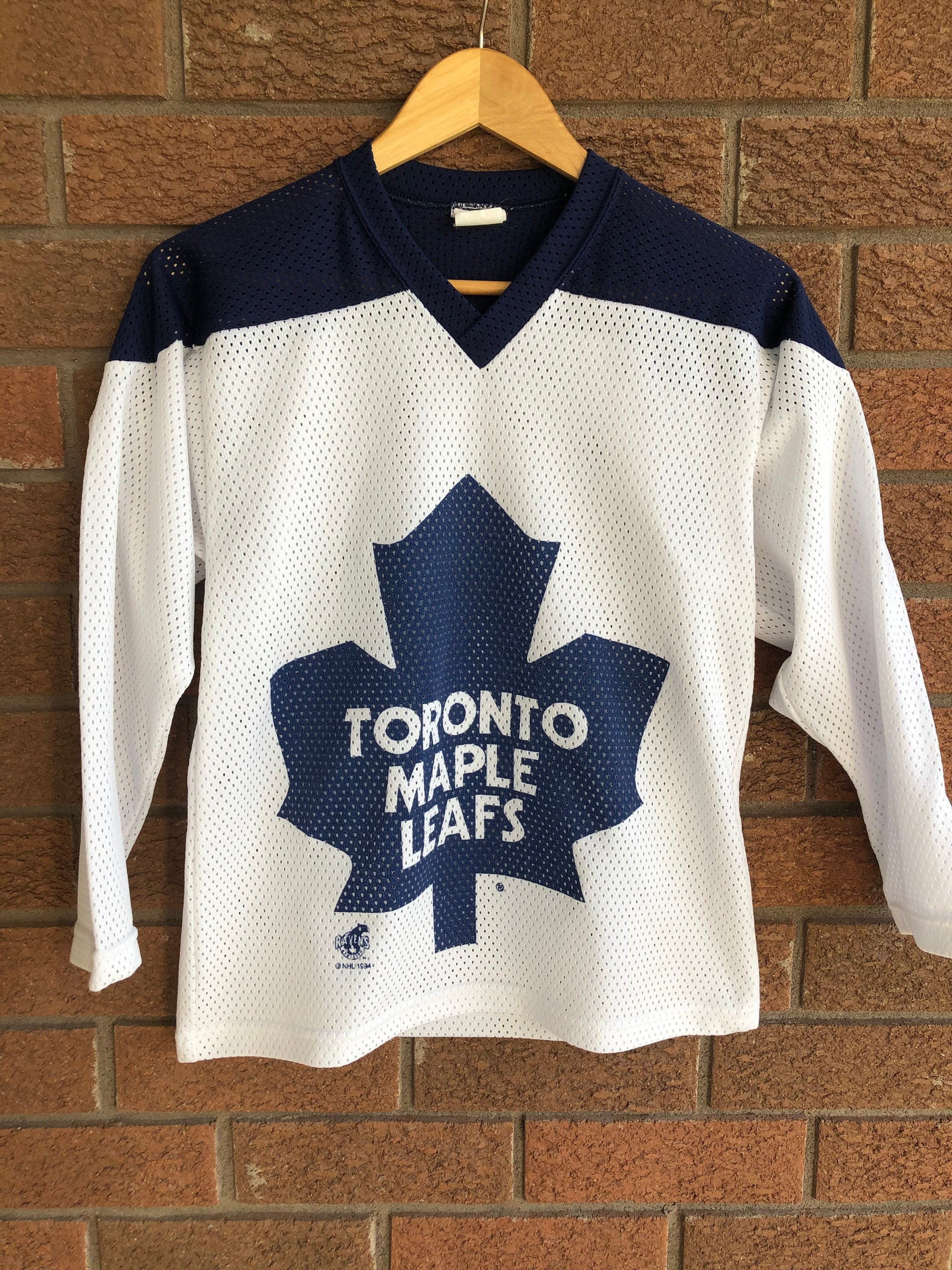 Vintage Toronto Maple Leafs 94 NHL Ravens Knit Jersey 