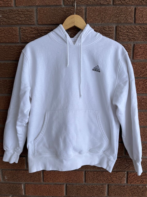 Adidas small logo hoodie sale