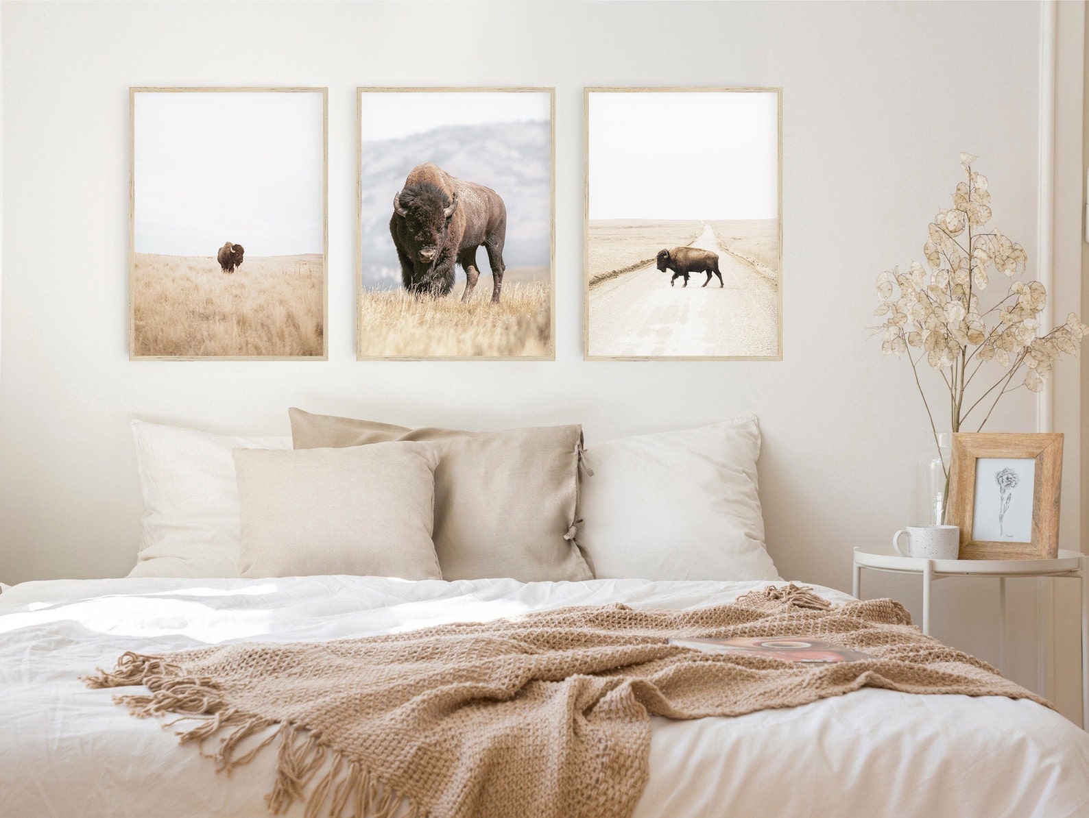 Buffalo Wall Art Bison Print Bison Wall Art Americana - Etsy
