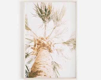 Boho palmträdtryck, digital väggkonst med palmer, palmträdposter, palmträdväggkonst, palmträdkonst, tropiska palmer, barnrumsväggkonst