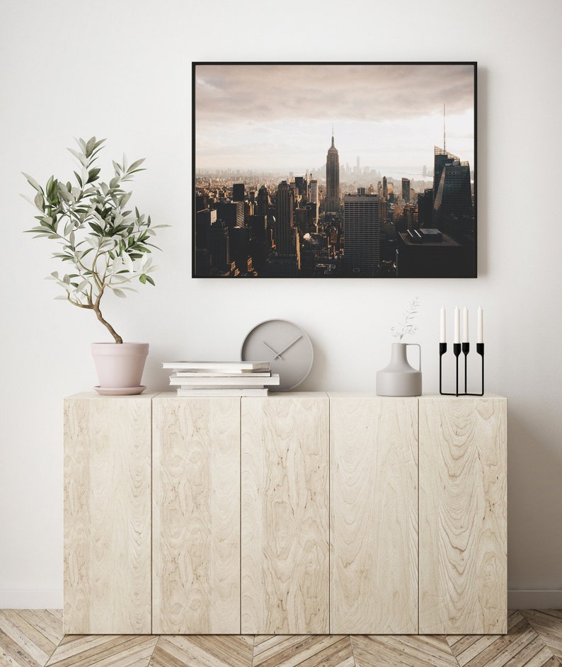 NYC Skyline Print New York City Print NYC Print New York City Wall Art ...