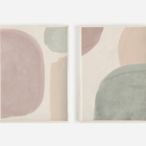 Neutral Art DIY Wall Art Beige Wall Art Large Wall Art Abstract Art Abstract Wall Art Abstract Print Neutral Tones Geometric Shapes Earthy