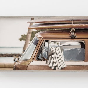 Samsung Frame TV Art | Beach Surf Digital Art | Art for Frame TV | Beach Art Frame TV | Boho Van Art | Samsung Art Frame | Digital Art Frame