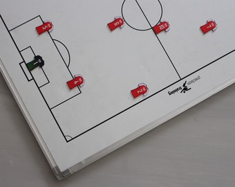 Gepersonaliseerde tactiekbordmagneten | Gepersonaliseerde sportmagneten | Tactiekbord | Voetbalcoaches | Voetbaltactiek | Sport | Coachende hulpmiddelen