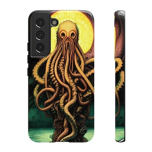 Cthulhu Phone Case, AI generated art, Tough Case, for most phone types