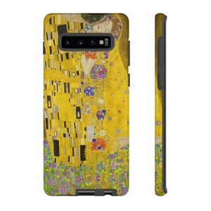 Gustav Klimt &quot;The Kiss&quot; Art Phone Case | iPhone, Samsung Tough Case