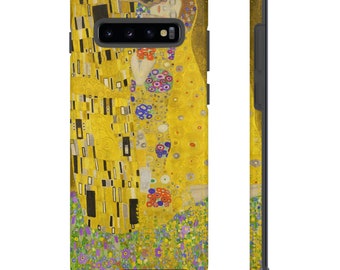 Gustav Klimt "The Kiss" Art Phone Case | iPhone, Samsung Tough Case