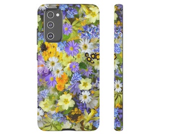 Gänseblümchen und Wildblumen-Handyhülle, robuste Hülle für alle Telefontypen