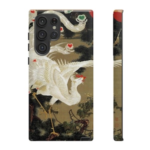 Ito Jakuchu - Pine Tree & Phoenix - Custodia rigida - Per la maggior parte dei tipi di telefono