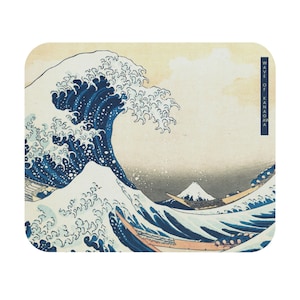 Great Wave Off Kanagawa Mouse Pad l Rectangular Mouse Pad