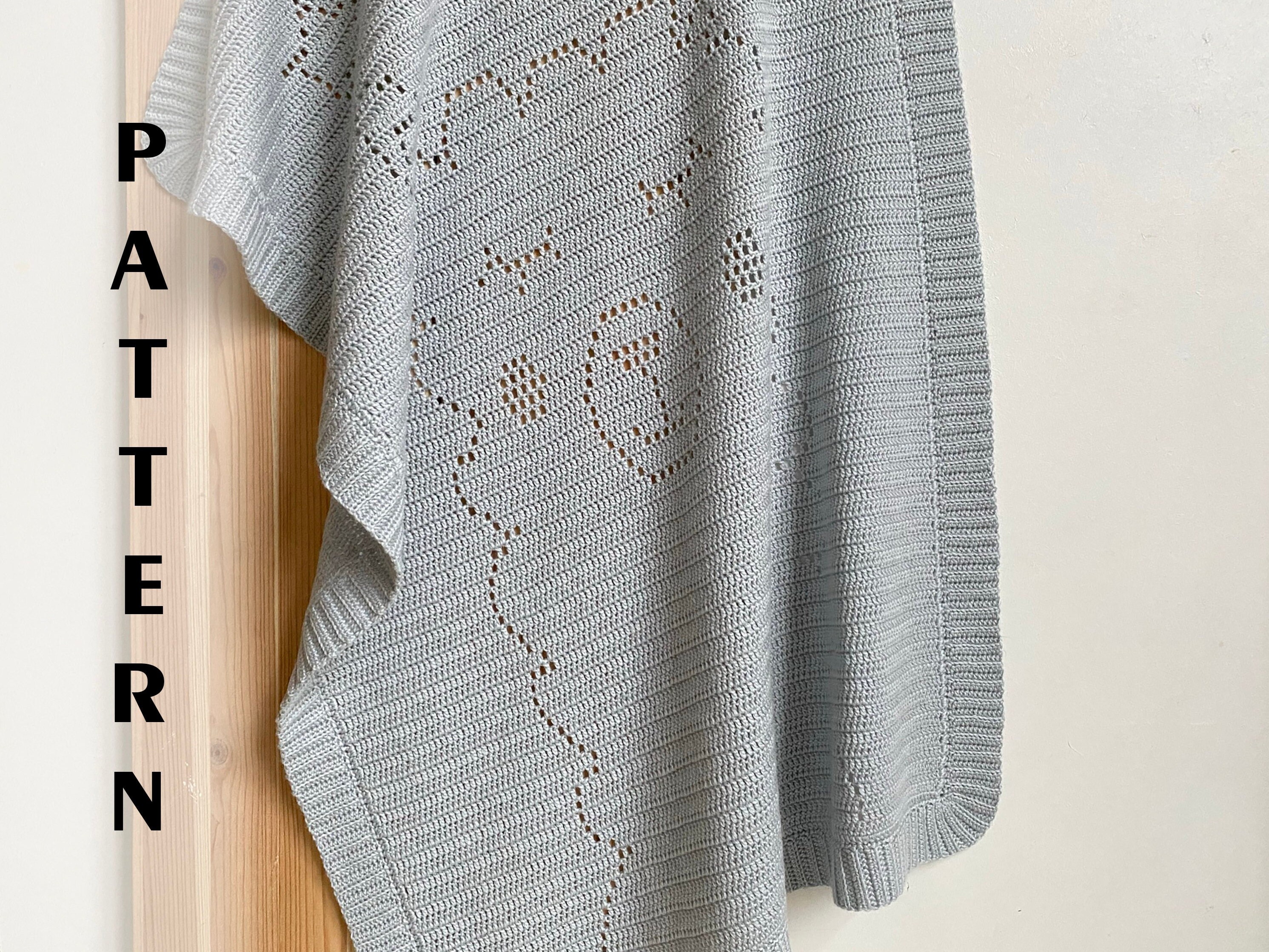 Alpaca Crochet Pattern Wool Baby Blanket Etsy