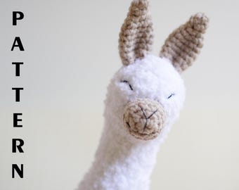 Alpaca Crochet Pattern • Amigurumi Toy • Soft Crochet Plushies