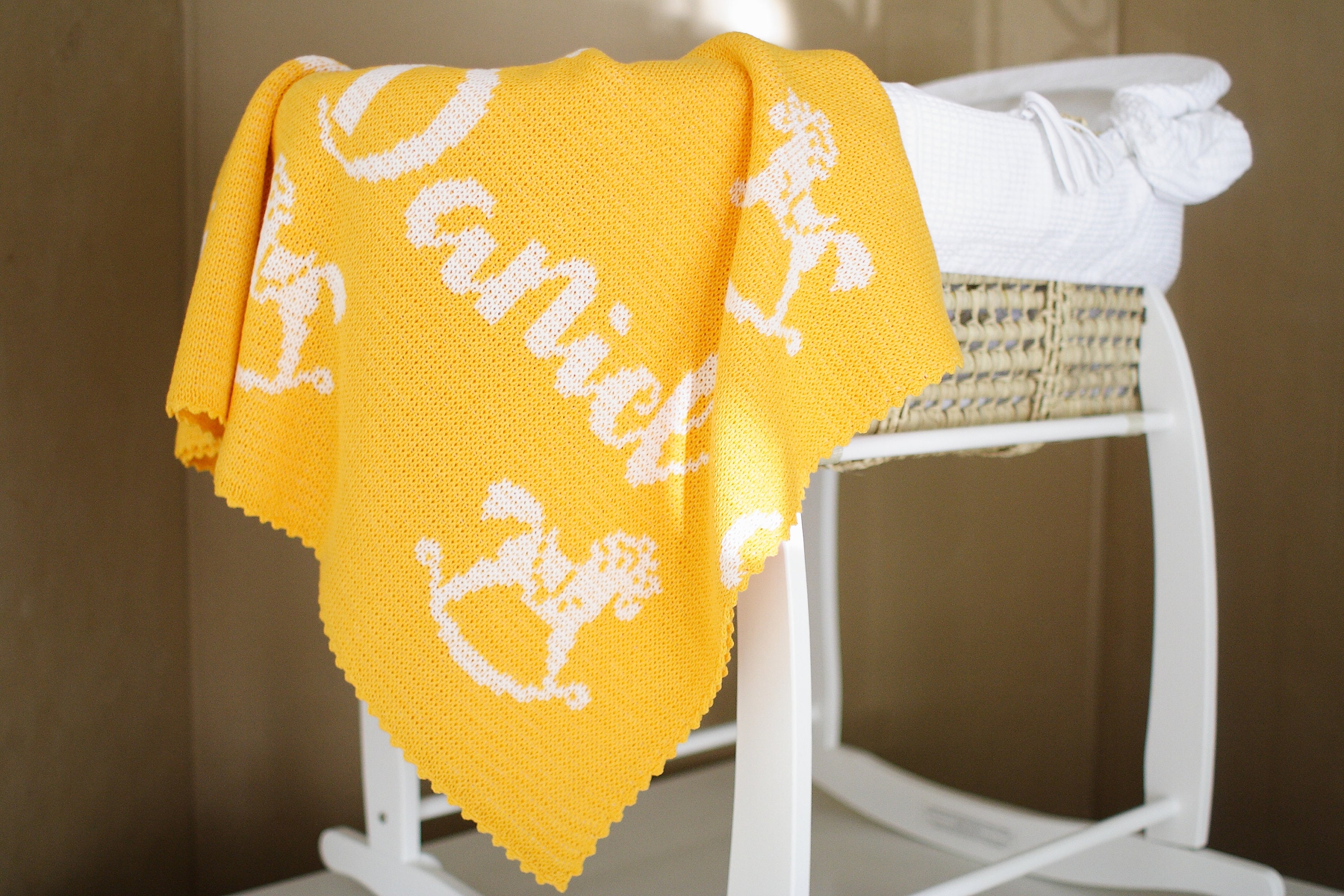 Yellow Baby Blanket. Sunshine blanket. Personalized Baby Etsy