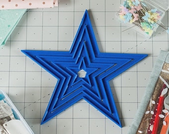 Star Quilting Rulers, 4 Piece Set, Multiple Colors, By AlconyDesigns