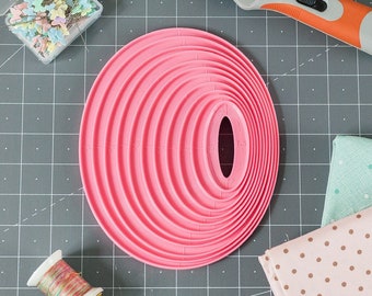 Oval Quilting Rulers, 11 Piece Set, Multiple Colors, By AlconyDesigns