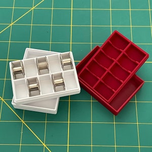 Compact Bobbin Travel Case, Multiple Colors, By AlconyDesigns