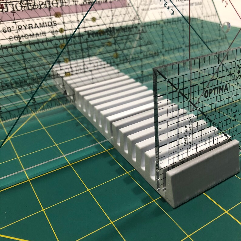 Custom Quilting Ruler Rack: 20 Slot, Pick Your Size & Color, by ...