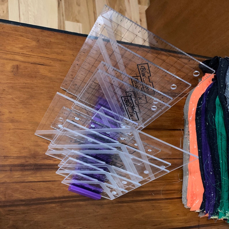 Custom Ruler Rack 20 slot Pick a Size For Quilting Ruler Etsy