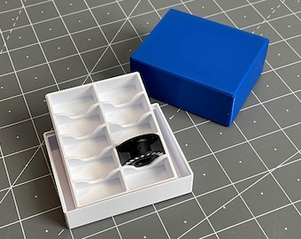 Compact Jumbo Bobbin Travel Case, Pick Your Color, By AlconyDesigns