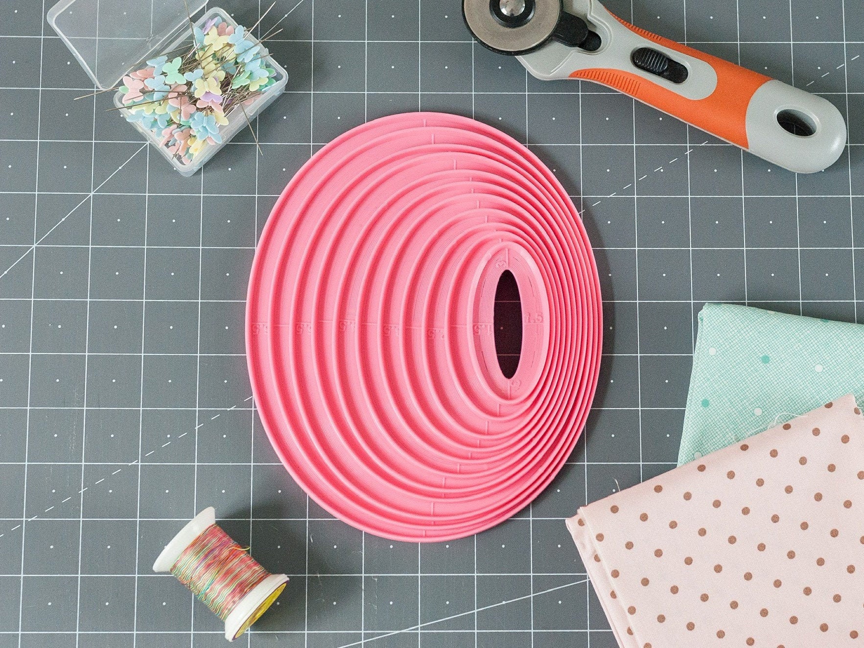 Oval Quilting Rulers 11 Piece Set Multiple Colors By Etsy.de