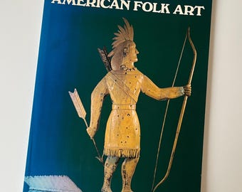 Libro de mesa de café "Tesoros del arte popular estadounidense", de 1979