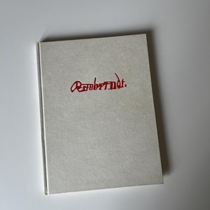 1990 Rembrandt Art Book: Dutch Master Paintings, Coffee Table Decor