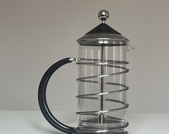 Cafetera de prensa francesa vintage Carlo Giannini de Flavio Sambinelli / Diseño italiano, años 70 y 80