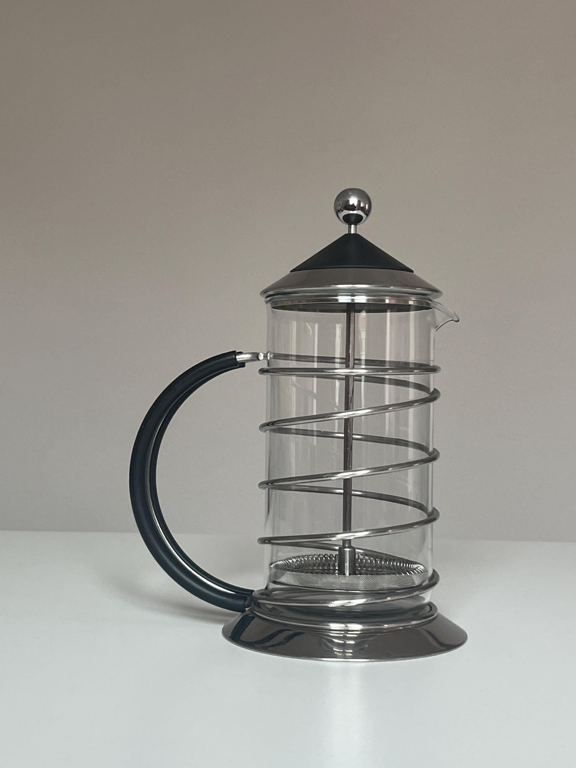 Vintage Carlo Giannini French Press Coffee Maker by Flavio