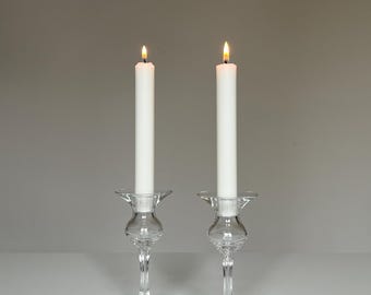 Candelabros de cristal Rosenthal Monbijou vintage - Diseño alemán de los años 50 (Juego de 2)