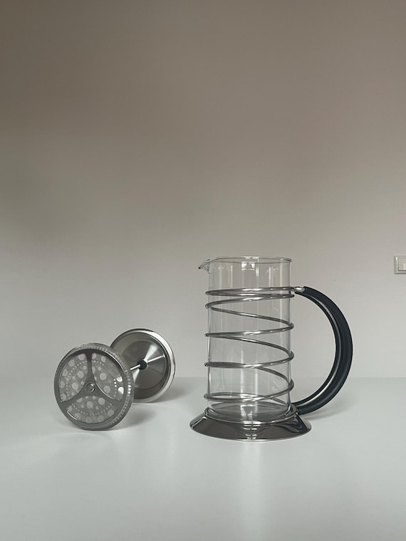 Vintage Carlo Giannini French Press Coffee Maker by Flavio