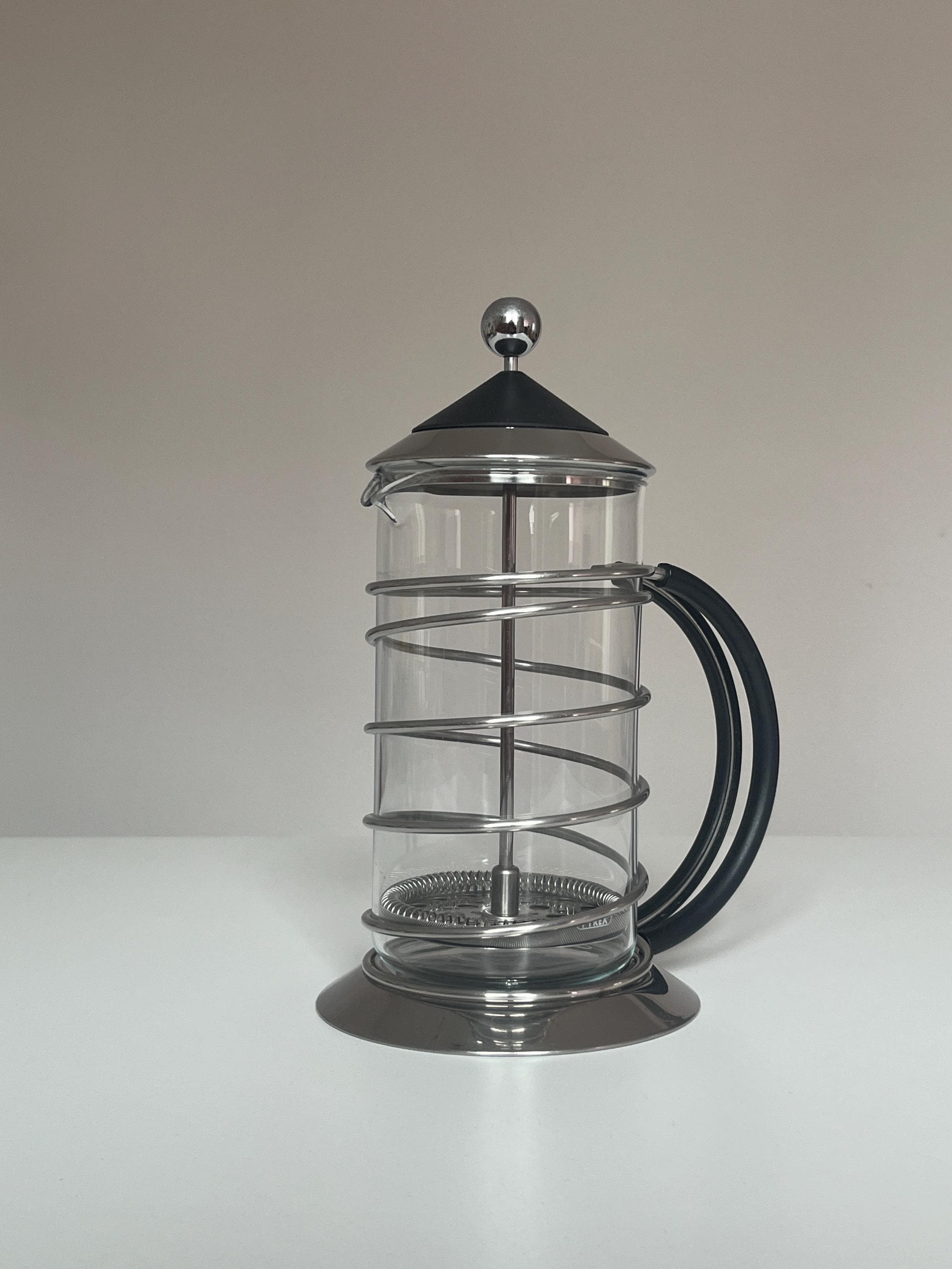 Vintage Carlo Giannini French Press Coffee Maker by Flavio
