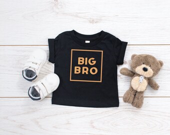 Big Brother Shirt / Brother Birth Announcement Shirt / Big Brother Toddler Shirt / Big Brother Little Brother Shirts / Announcement Tee