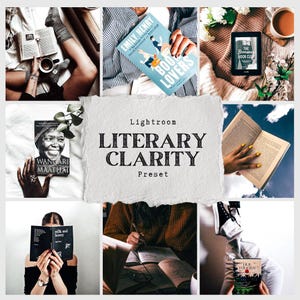 4 Lightroom Presets | Instagram Blogger Bookish Presets | Desktop and Mobile Photography Filters