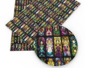 Princess Stained Glass Faux Leather Sheets