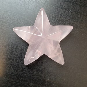 Rose Quartz Crystal Stars