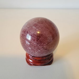 Strawberry Quartz Crystal Sphere