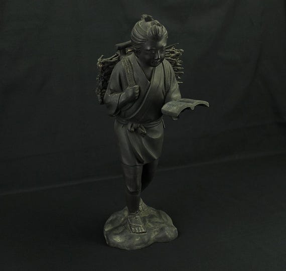 二宮金次郎・二宮尊徳 銅像 45 cm 6.2kg 置物 VA746 - Etsy 日本