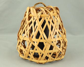九谷幸仙 九谷幸仙 金彩九谷焼 花鳥図 金魚柄 飾り花瓶 45.8cm VA316
