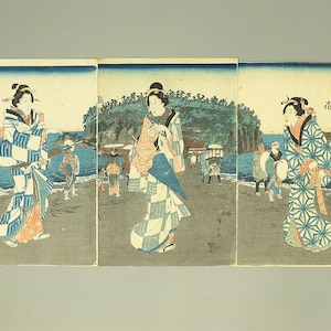 Original HIROSHIEG ANDO (1797-1858) Woodblock Print 
