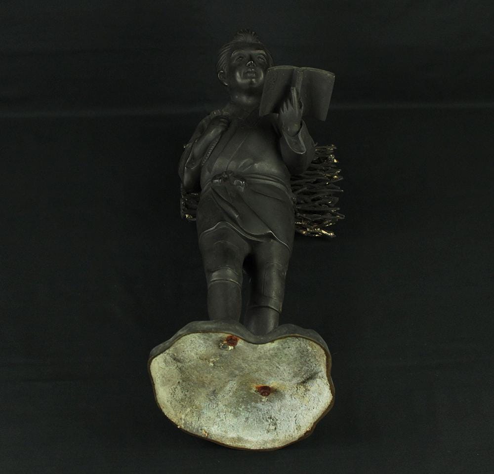 二宮金次郎・二宮尊徳 銅像 45 cm 6.2kg 置物 VA746 - Etsy 日本